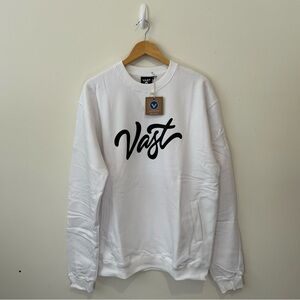 Vast Sweater Men’s XL White Long Sleeves  Sweatshirt